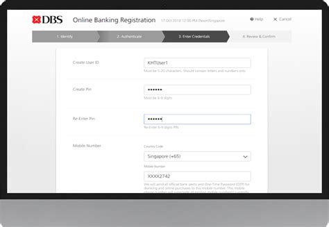 dbs internet banking user id|Log in to digibank for New Users .